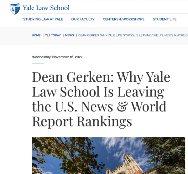 重磅！6所世界名校法学院官宣退出US News排名！到底谁最需要排名？